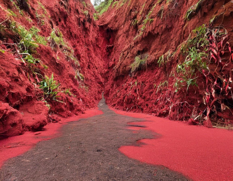 Rute Tersembunyi Menuju Pantai Merah