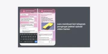 Cara Membuat Bot Telegram Pengingat Jadwal Upload Video Harian untuk Konten Kreator