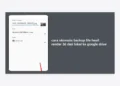 Cara Otomatis Backup File Hasil Render 3D dari Lokal ke Google Drive: Panduan Lengkap Efisiensi Workflow