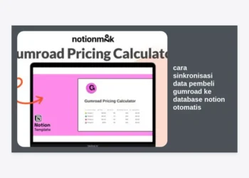 Cara Sinkronisasi Data Pembeli Gumroad ke Database Notion Otomatis: Panduan Lengkap untuk Solopreneur