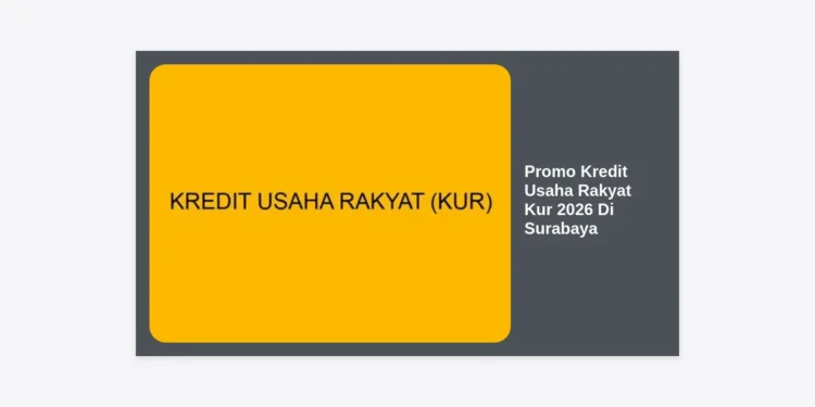 Promo Kredit Usaha Rakyat Kur 2026 Di Surabaya: Panduan Lengkap Syarat dan Cara Daftar
