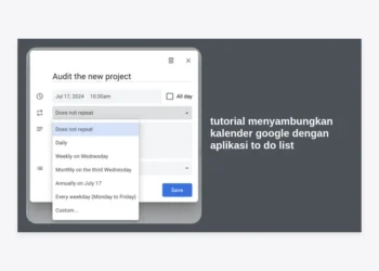 Tutorial Menyambungkan Kalender Google dengan Aplikasi To Do List untuk Produktivitas Maksimal