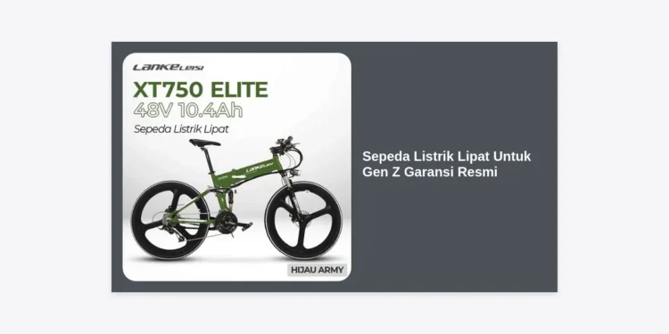 12+ Rekomendasi Sepeda Listrik Lipat Untuk Gen Z Garansi Resmi Terbaik 2024