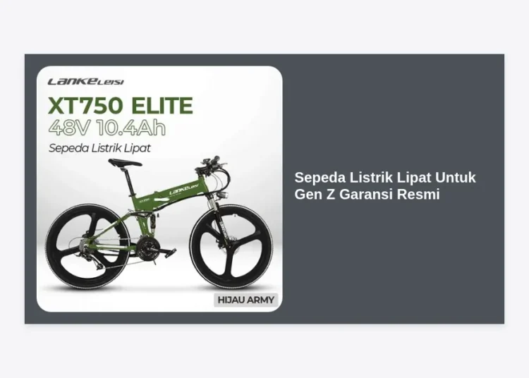 12+ Rekomendasi Sepeda Listrik Lipat Untuk Gen Z Garansi Resmi Terbaik 2024
