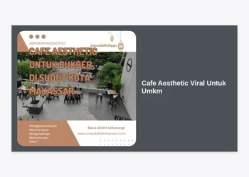 15+ Inspirasi Cafe Aesthetic Viral Untuk Umkm: Strategi Desain Hemat Modal Yang Instagramable