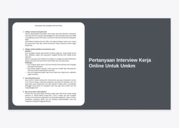 15+ Pertanyaan Interview Kerja Online untuk UMKM: Panduan Lengkap Rekrutmen Digital