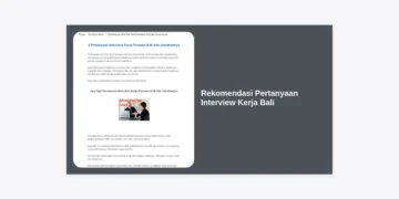 50+ Rekomendasi Pertanyaan Interview Kerja Bali Terbaru 2024 dan Cara Menjawabnya