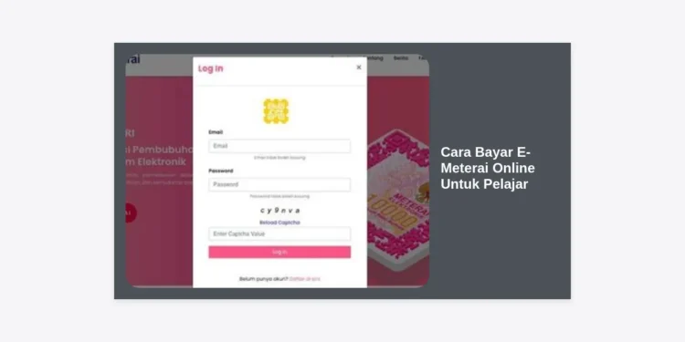 Cara Bayar E-Meterai Online Untuk Pelajar: Panduan Lengkap & Terpercaya 2024