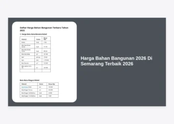 Daftar Harga Bahan Bangunan 2026 Di Semarang Terbaik 2026: Panduan Terlengkap & Estimasi Biaya Konstruksi