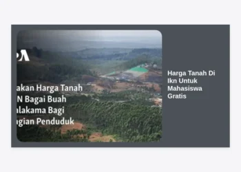 Harga Tanah Di Ikn Untuk Mahasiswa Gratis? Cek Fakta, Peluang Hunian, dan Estimasi Biaya Terbaru