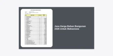 Jasa Harga Bahan Bangunan 2026 Untuk Mahasiswa: Panduan Lengkap Estimasi RAB & Material