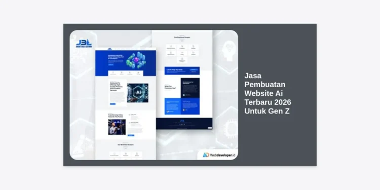 Jasa Pembuatan Website Ai Terbaru 2026 Untuk Gen Z: Solusi Digital Futuristik & Cepat