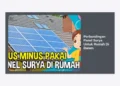 Perbandingan Panel Surya Untuk Rumah Di Batam: Panduan Lengkap & Tips Memilih