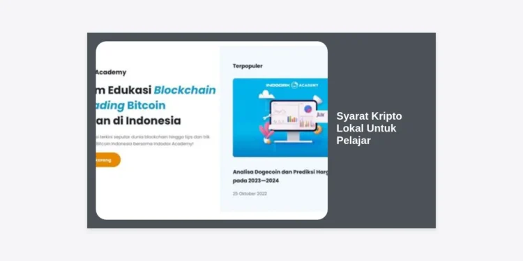 Syarat Kripto Lokal Untuk Pelajar: Panduan Lengkap Investasi Aman dan Legal 2024