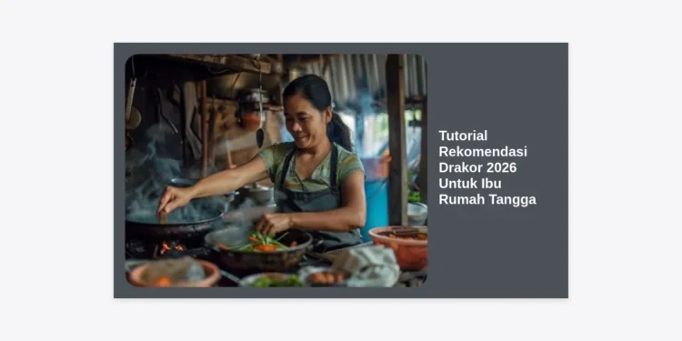 Tutorial Rekomendasi Drakor 2026 Untuk Ibu Rumah Tangga: Panduan Lengkap Me-Time Berkualitas