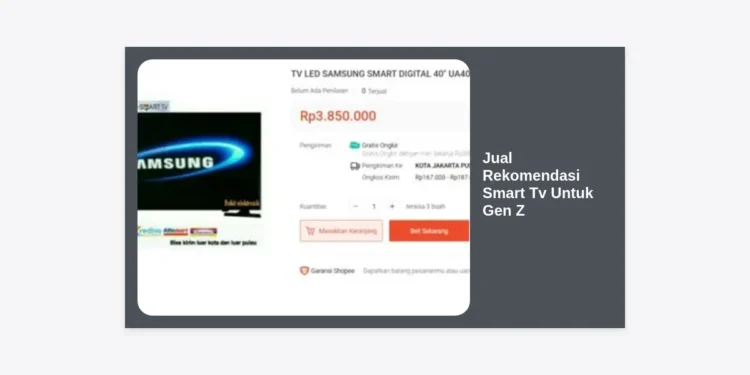 15 Daftar Jual Rekomendasi Smart TV Untuk Gen Z: Pilihan Terbaik 2024 untuk Gaming & Streaming