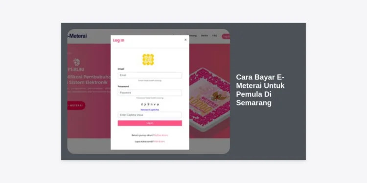 Cara Bayar E-Meterai Untuk Pemula Di Semarang: Panduan Lengkap dan Termudah 2024