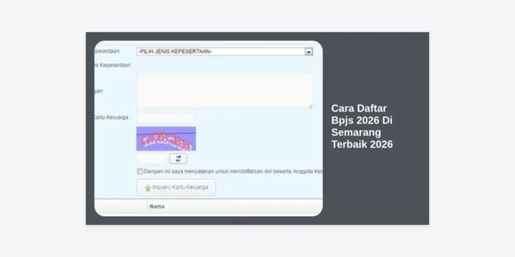 Cara Daftar BPJS 2026 di Semarang Terbaik 2026: Panduan Lengkap & Syarat Terbaru