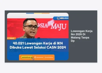 Info Lowongan Kerja Ikn 2026 Di Malang Tanpa Dp: Panduan Karir dan Cara Daftar Paling Aman