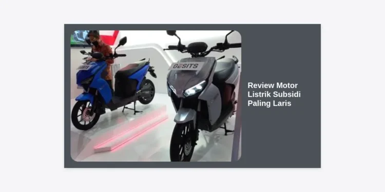 Review Motor Listrik Subsidi Paling Laris 2024: Panduan Lengkap & Spesifikasi