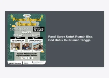 Solusi Hemat Listrik! Panel Surya Untuk Rumah Bisa Cod Untuk Ibu Rumah Tangga & Panduan Lengkapnya