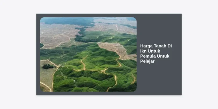 Update Harga Tanah di IKN untuk Pemula untuk Pelajar: Panduan Investasi Properti Milenial & Gen Z