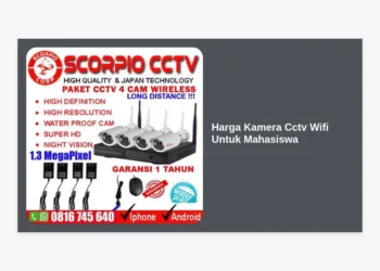 10+ Rekomendasi dan Harga Kamera CCTV WiFi untuk Mahasiswa: Murah & Fitur Lengkap