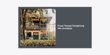 25+ Pusat Tempat Nongkrong Hits Surabaya Paling Instagrammable dan Nyaman Tahun 2024