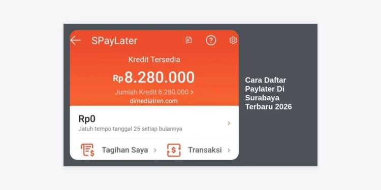 Cara Daftar Paylater Di Surabaya Terbaru 2026: Panduan Lengkap dan Tips Cepat Approve