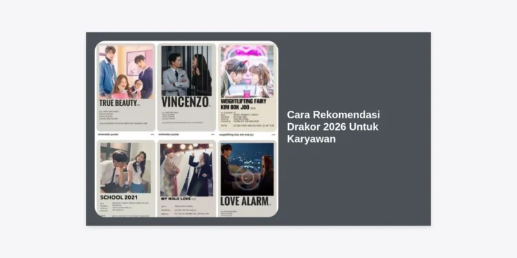 Cara Rekomendasi Drakor 2026 Untuk Karyawan: Panduan Lengkap Healing & Produktivitas
