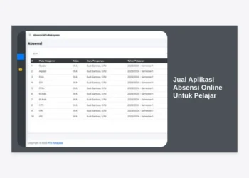 Jual Aplikasi Absensi Online Untuk Pelajar: Solusi Modern Kelola Kehadiran Siswa
