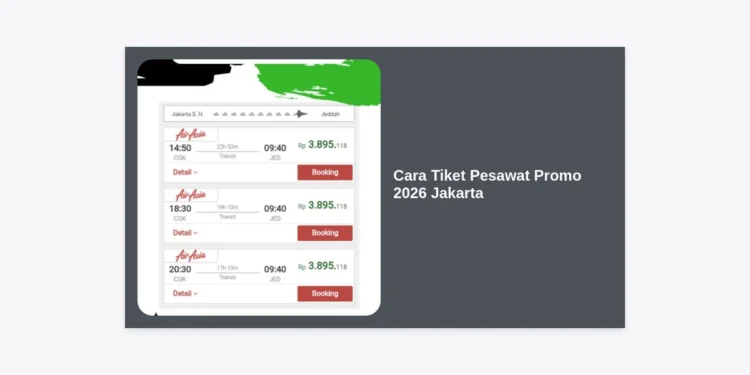 Panduan Lengkap Cara Tiket Pesawat Promo 2026 Jakarta: Hemat Hingga 70%!