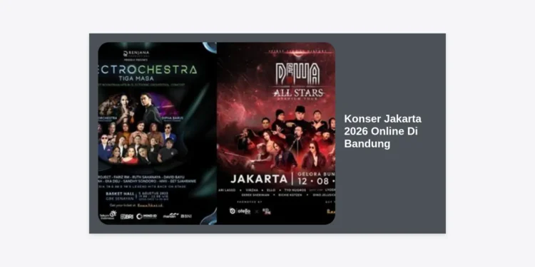 Panduan Lengkap Menikmati Konser Jakarta 2026 Online Di Bandung: Strategi Tiket & Pengalaman Streaming