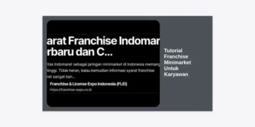 Tutorial Franchise Minimarket Untuk Karyawan: Cara Mewujudkan Passive Income dari Gaji Tetap