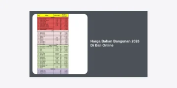 Update Harga Bahan Bangunan 2026 Di Bali Online: Panduan Lengkap Estimasi & Tips Hemat