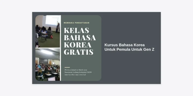 10 Rekomendasi Kursus Bahasa Korea Untuk Pemula Untuk Gen Z: Cara Asik Kuasai Hangul & K-Pop Slang!