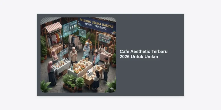 15+ Inspirasi Cafe Aesthetic Terbaru 2026 Untuk Umkm: Trend Desain Viral & Hemat Budget
