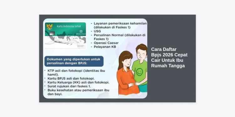 Cara Daftar BPJS 2026 Cepat Cair Untuk Ibu Rumah Tangga: Panduan Terlengkap dan Termudah