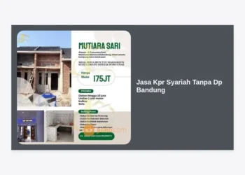 Jasa KPR Syariah Tanpa DP Bandung: Solusi Hunian Berkah, Tanpa Riba & Cicilan Ringan