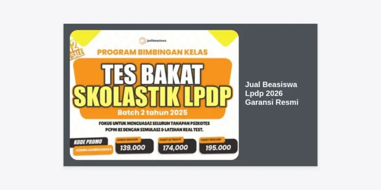 Jual Beasiswa LPDP 2026 Garansi Resmi: Strategi Jitu dan Pendampingan Eksklusif Lolos Seleksi