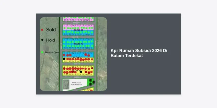 Kpr Rumah Subsidi 2026 Di Batam Terdekat: Panduan Lengkap & Lokasi Strategis