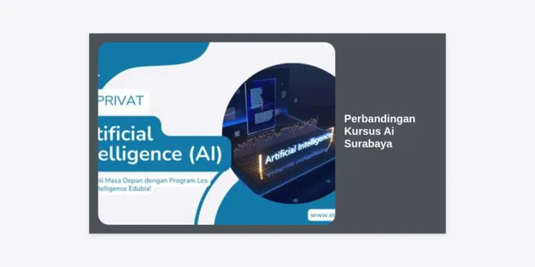 Perbandingan Kursus AI Surabaya Terbaik 2024: Panduan Lengkap Memilih Tempat Belajar Artificial Intelligence