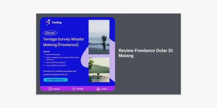 Review Freelance Dolar Di Malang: Panduan Lengkap Cara Dapat Gaji Dollar dari Rumah