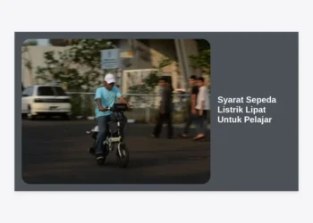 Syarat Sepeda Listrik Lipat Untuk Pelajar: Panduan Lengkap Memilih dan Aturan Hukumnya