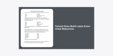 Tutorial Sewa Mobil Lepas Kunci Untuk Mahasiswa: Panduan Lengkap, Syarat, dan Tips Hemat