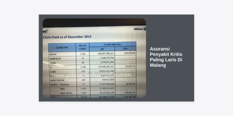 10+ Rekomendasi Asuransi Penyakit Kritis Paling Laris Di Malang: Panduan Lengkap 2024