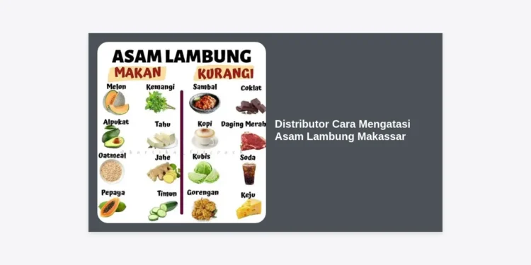 Distributor Cara Mengatasi Asam Lambung Makassar: Panduan Lengkap & Solusi Terpercaya