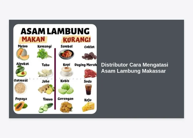Distributor Cara Mengatasi Asam Lambung Makassar: Panduan Lengkap & Solusi Terpercaya