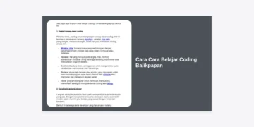 Panduan Lengkap Cara Belajar Coding Balikpapan: Dari Pemula Hingga Siap Kerja di Era IKN