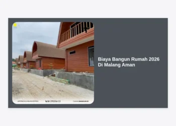 Panduan Lengkap Rincian Biaya Bangun Rumah 2026 Di Malang Aman dan Terencana